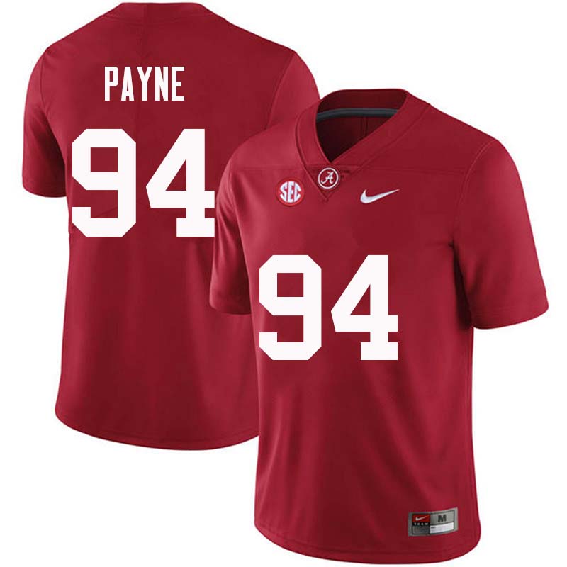 Alabama Crimson Tide Men's Da'Ron Payne #94 Crimson NCAA Nike Authentic Stitched College Football Jersey UM16I65AY